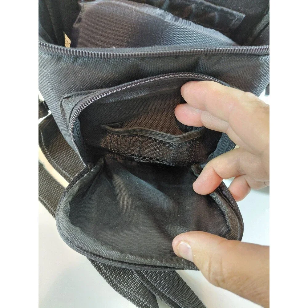 Zeikos ZE-CA38A Black & Grey Waterproof Shock-Proof Camera Gadget Bag w/ Strap